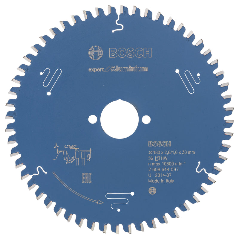 Lâmina de serra circular Bosch EX AL H 180x30-56