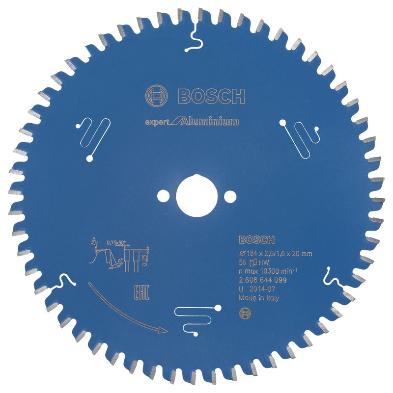 Lâmina de serra circular Bosch EX AL H 184x20-56