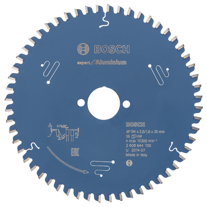Lâmina de serra circular Bosch EX AL H 184x30-56