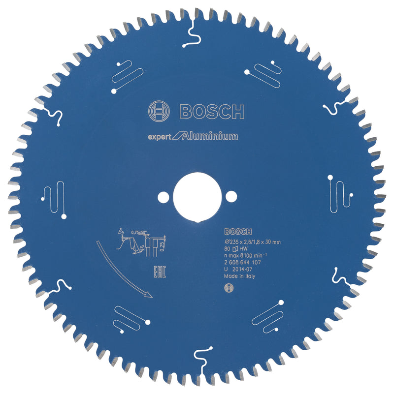 Bosch Circular Saw Blade EX AL H 235x30-80