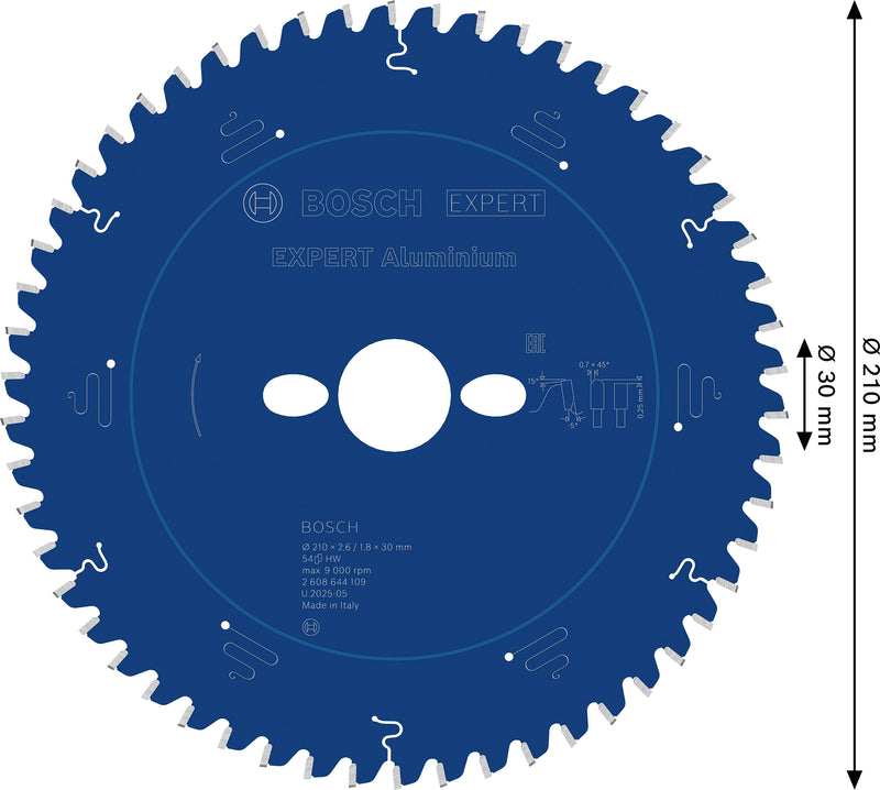 Bosch Circular Saw Blade EX AL B 210x30-54