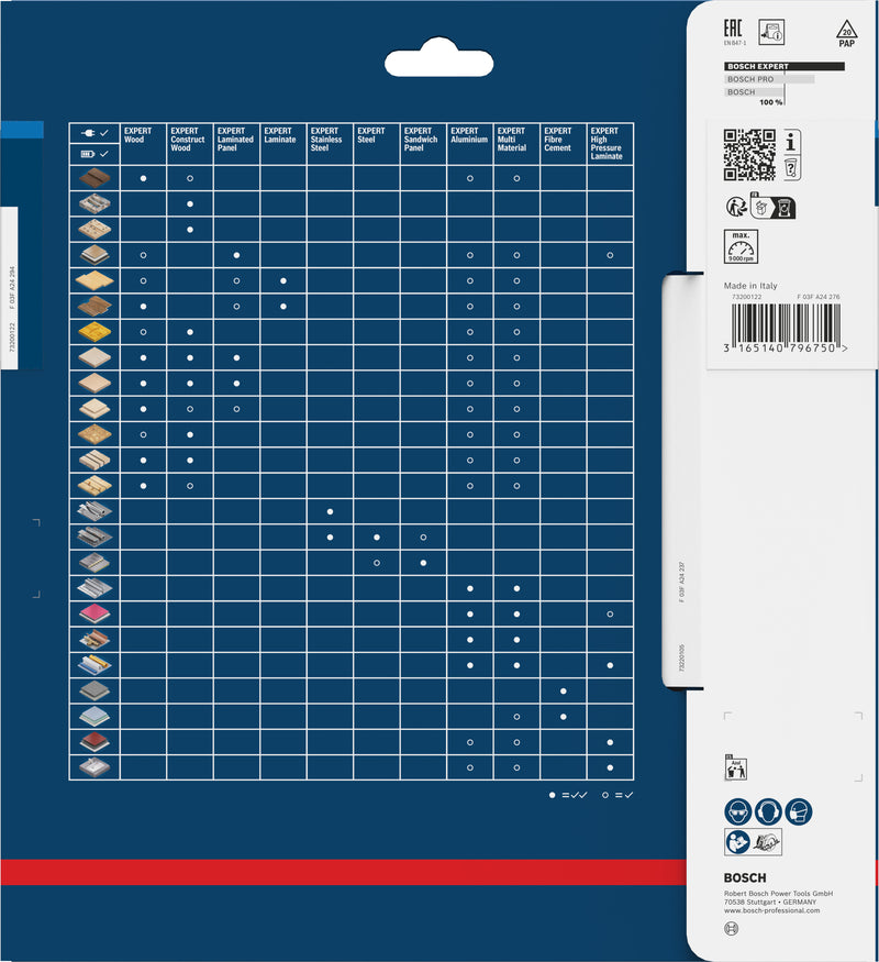 Bosch Circular Saw Blade EX AL B 210x30-54