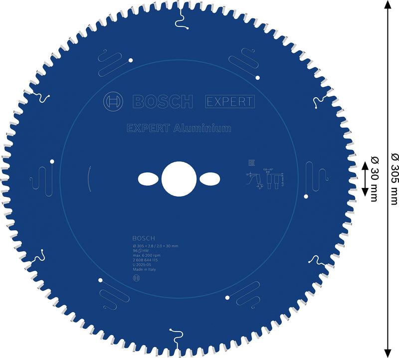 Bosch Circular Saw Blade EX AL B 305x30-96