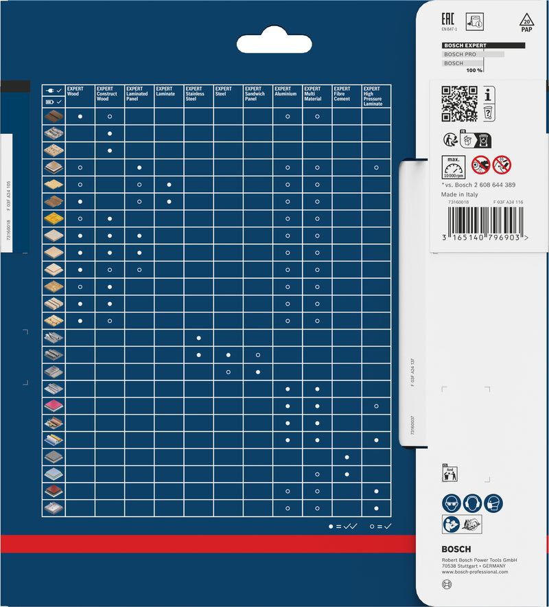 Lâmina de serra circular Bosch EX FC H 190x20-4