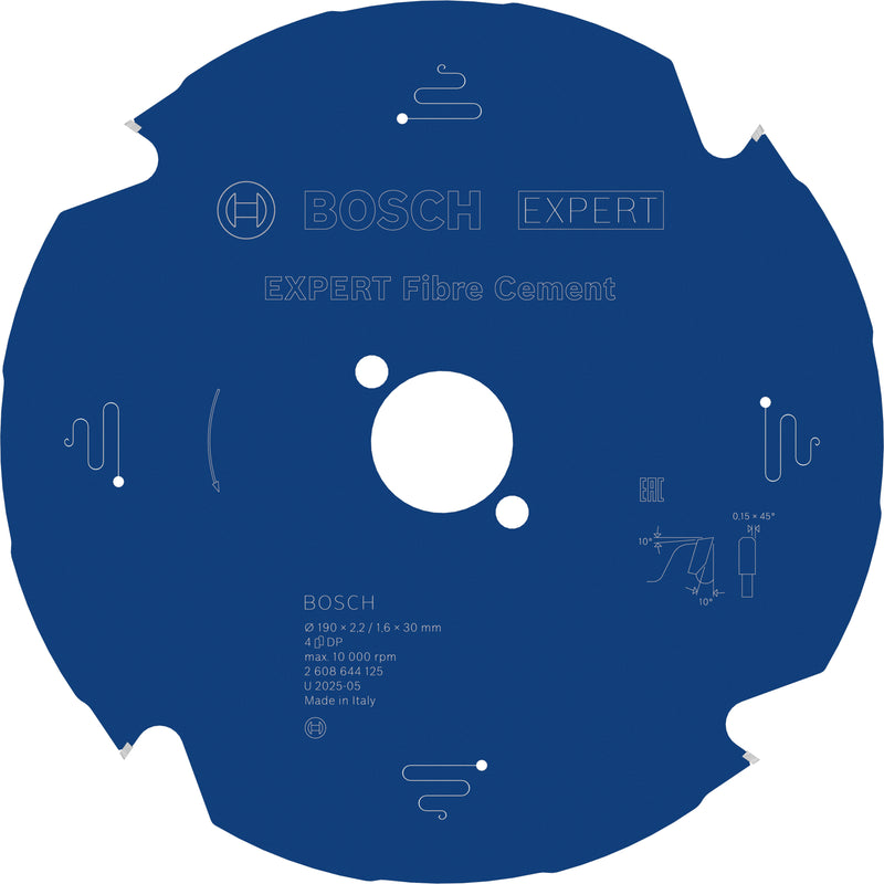 Bosch Circular Saw Blade EX FC H 190x30-4