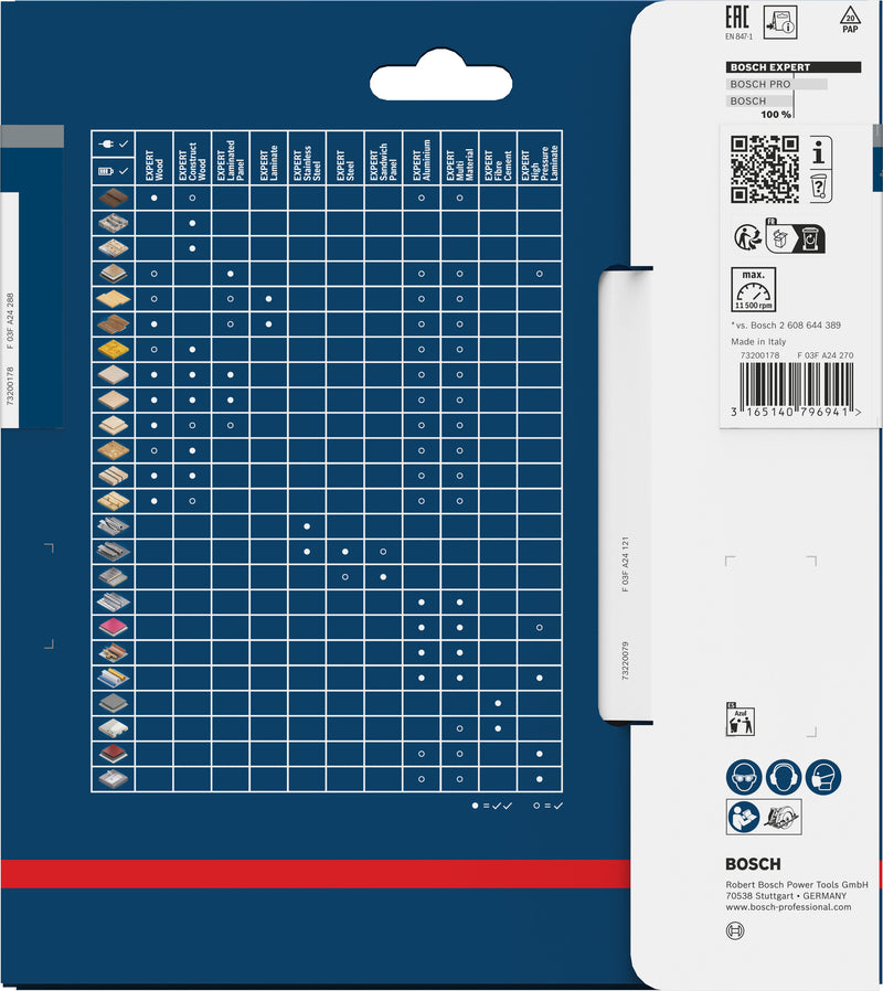 Lâmina de serra circular Bosch EX CB H 165x20-48