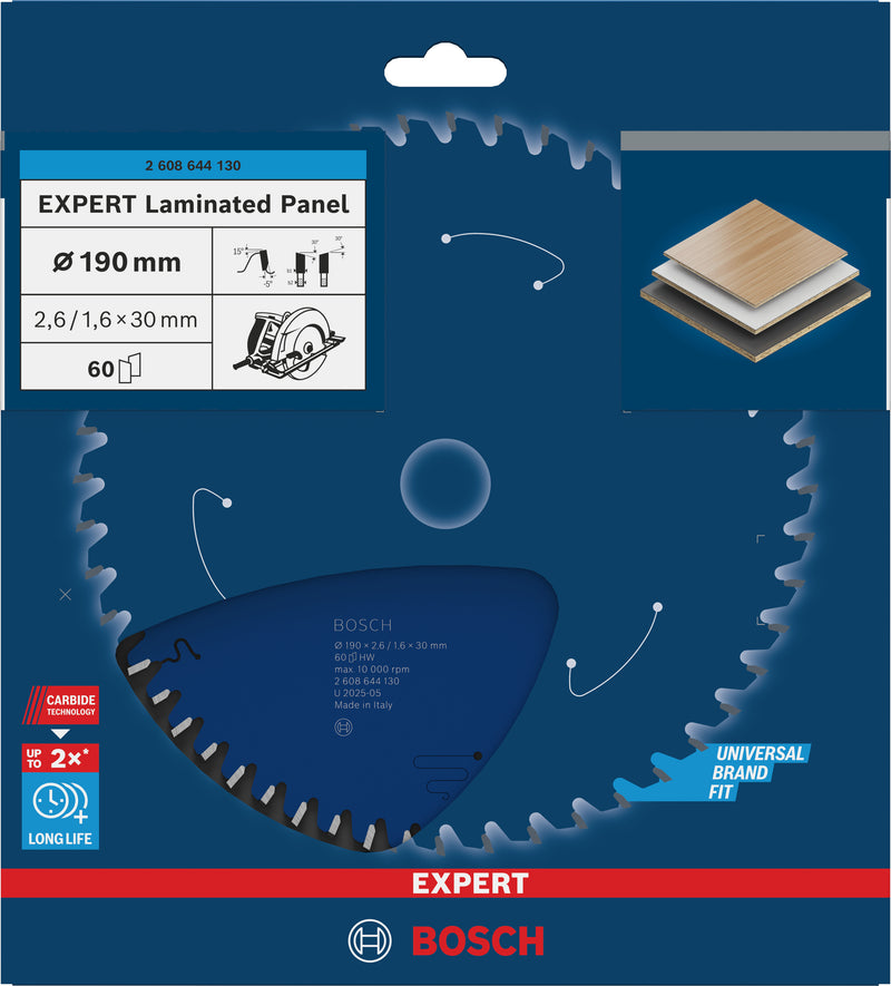 Lâmina de serra circular Bosch EX CB H 190x30-60