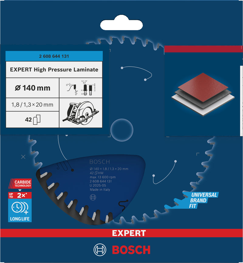 Bosch Circular Saw Blade EX TR H 140x20-42