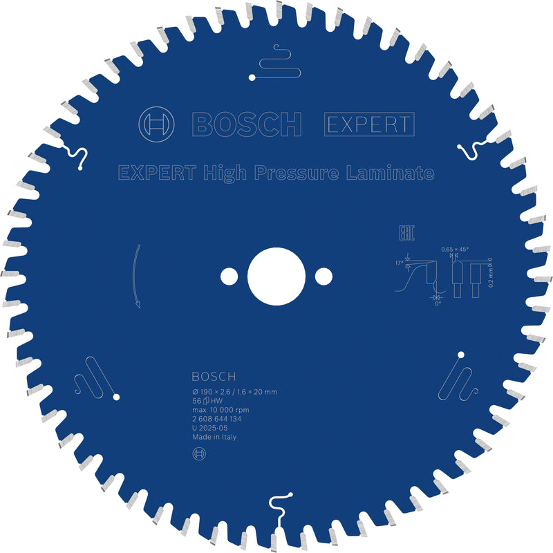 Lâmina de serra circular Bosch EX TR H 190x20-56