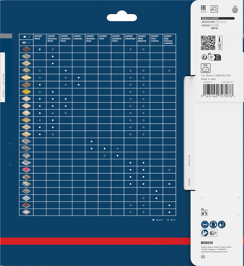 Lâmina de serra circular Bosch EXPERT Construct Wood, 210 x 2/1,3 x 30 mm, T30