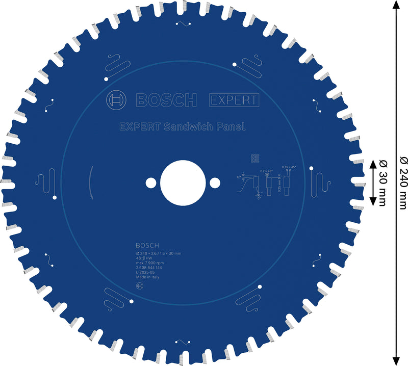 Lâmina de serra circular Bosch EX SH H 240x30-48