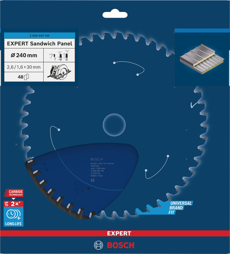 Lâmina de serra circular Bosch EX SH H 240x30-48