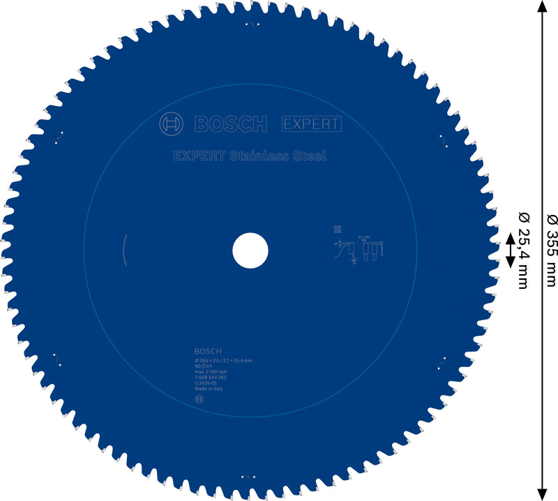 Lâmina de serra circular Bosch EX SL T 355x25,4-90