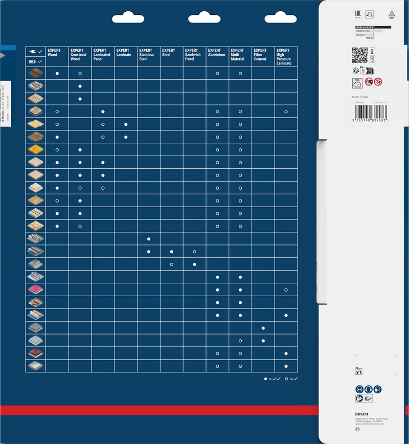 Lâmina de serra circular Bosch EX SL T 355x25,4-90