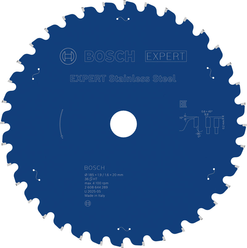 Lâmina de serra circular Bosch EX SL H 185x20-36