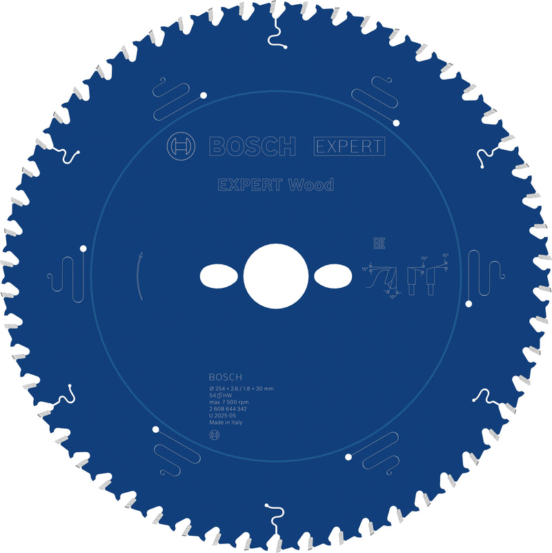 Bosch Circular Saw Blade EX WO T 254x30-54