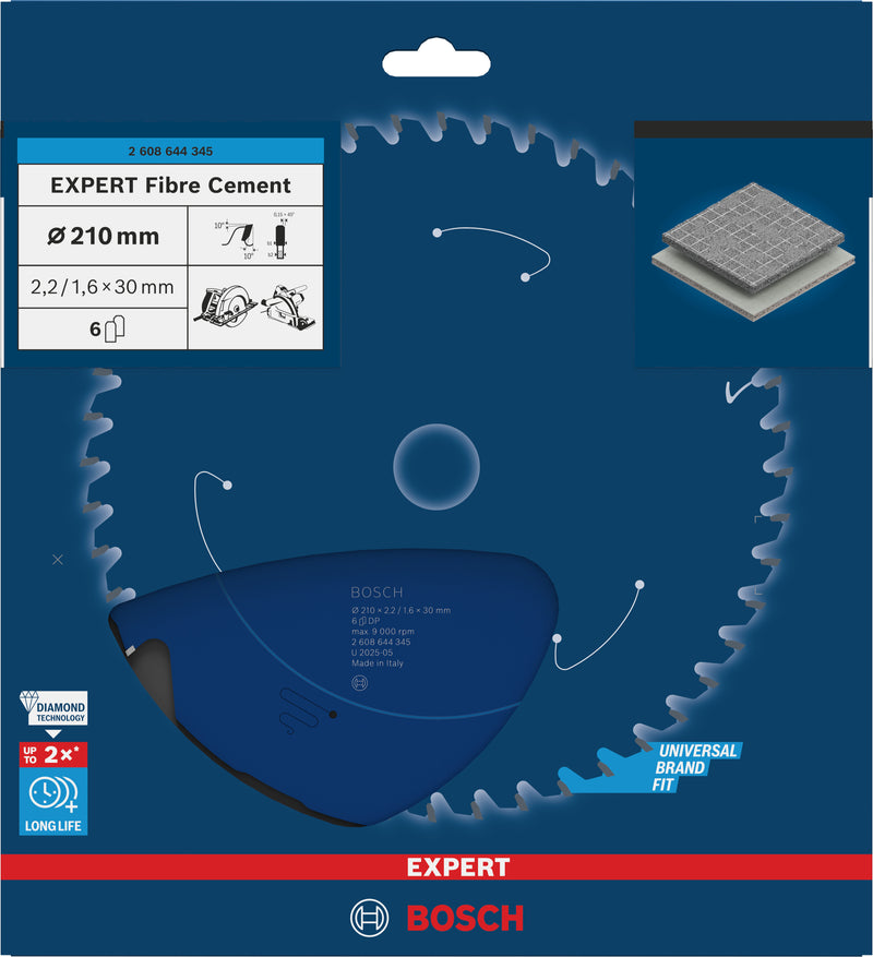 Bosch Circular Saw Blade EX FC H 210x30-6