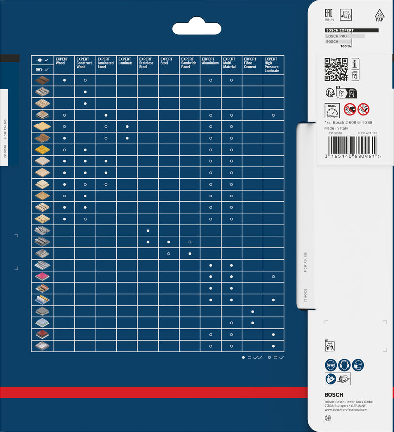 Bosch Circular Saw Blade EX FC B 216x30-6