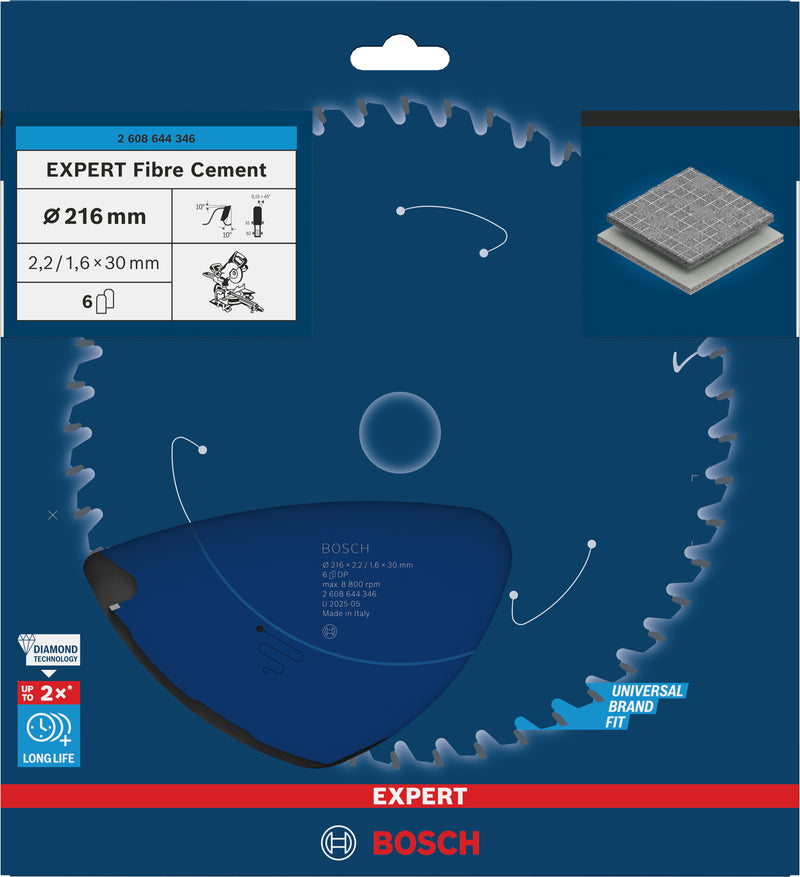 Bosch Circular Saw Blade EX FC B 216x30-6