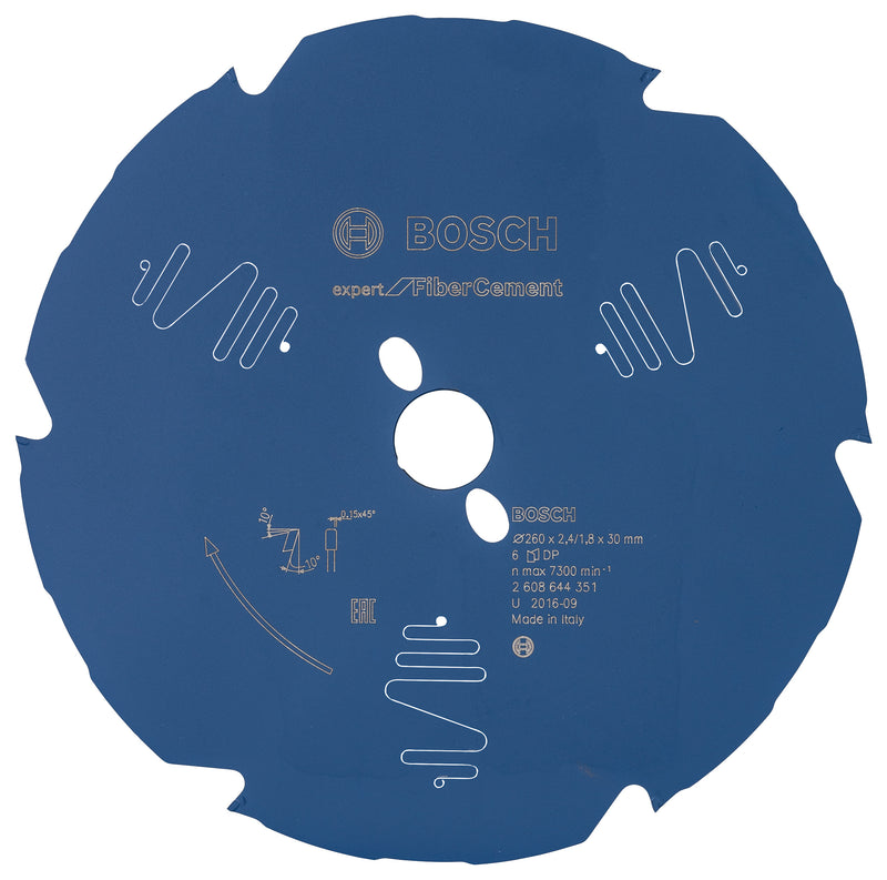 Hoja de sierra circular Bosch EX FC B 260x30-6