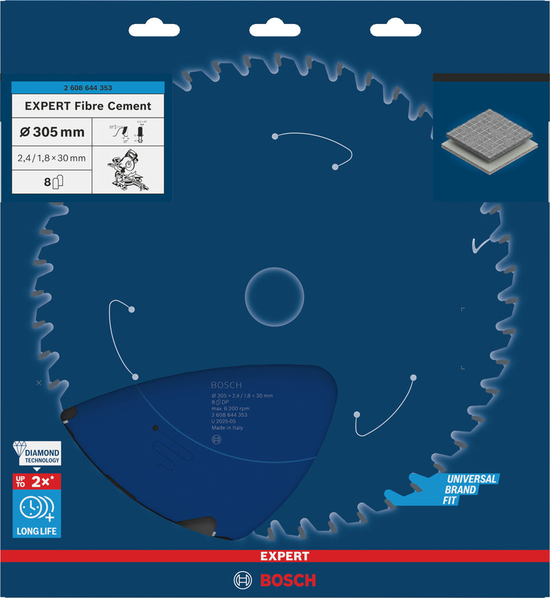 Hoja de sierra circular Bosch EX FC B 305x30-8