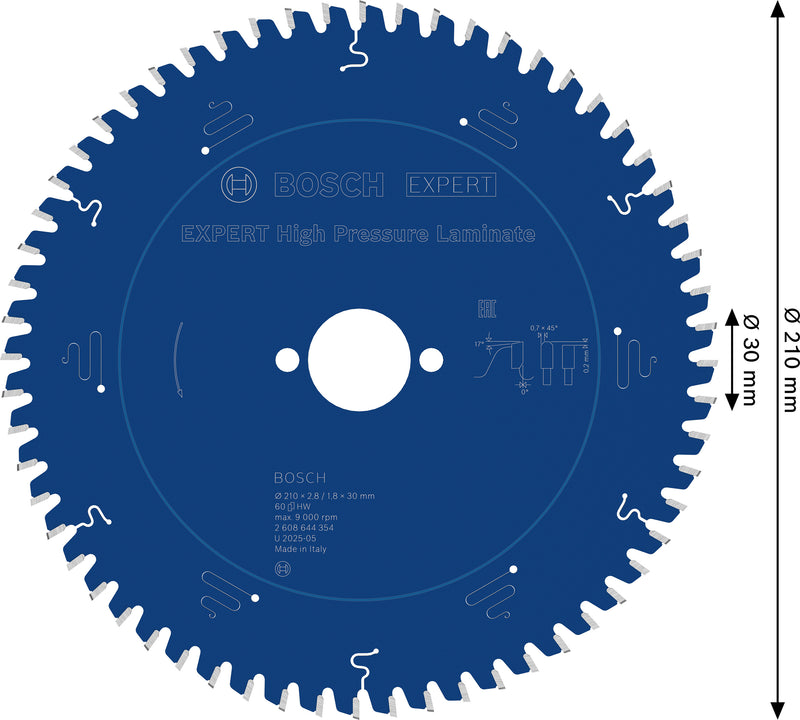 Bosch Circular Saw Blade EX TR H 210x30-60