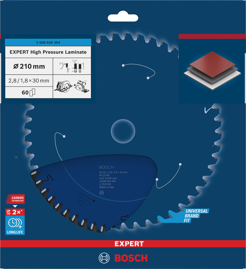 Bosch Circular Saw Blade EX TR H 210x30-60