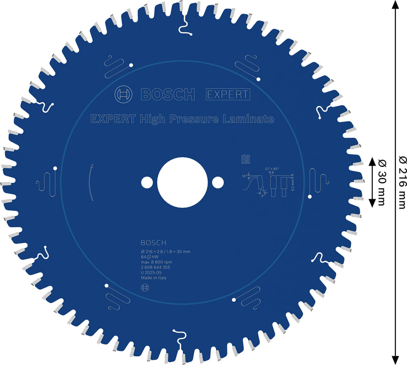 Bosch Circular Saw Blade EX TR B 216x30-64