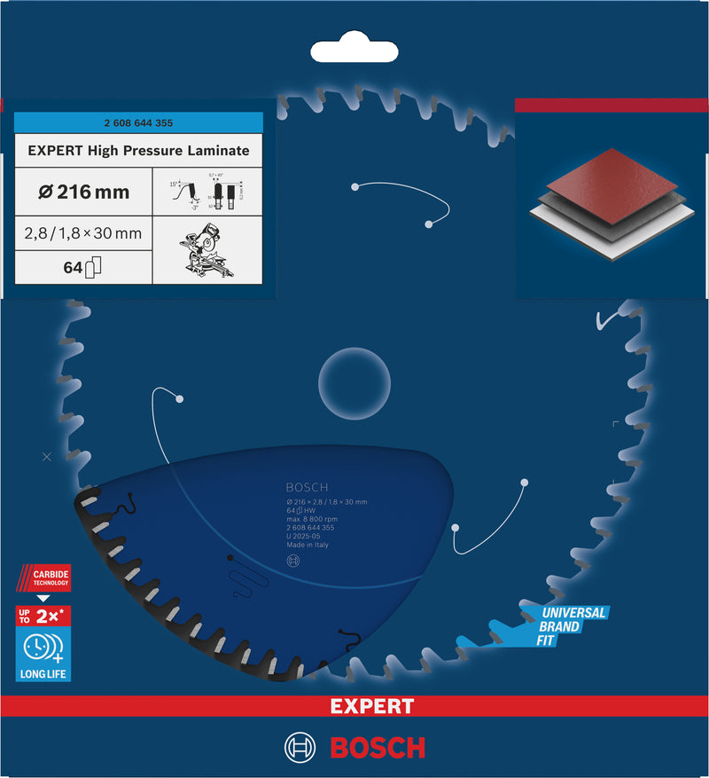 Bosch Circular Saw Blade EX TR B 216x30-64