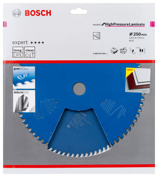 Discos para serras circulares. Bosch Accessories (EX TR T 250x30-80)
