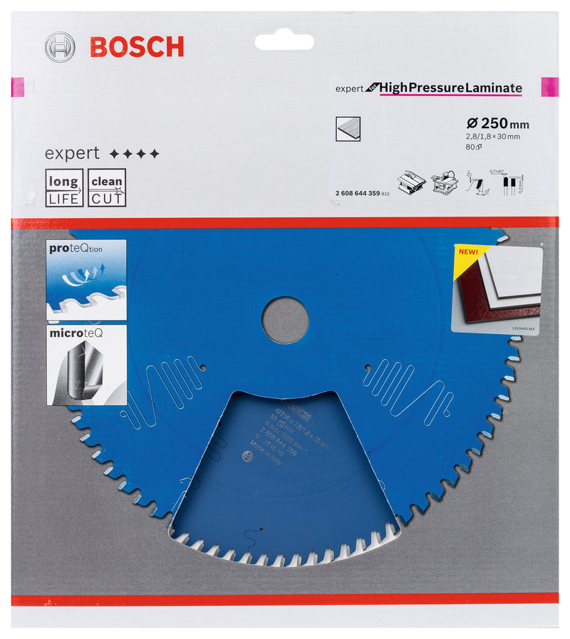 Discos para serras circulares. Bosch Accessories (EX TR T 250x30-80)