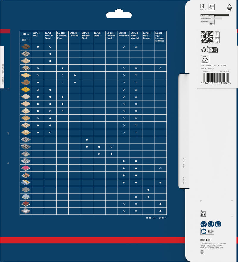 Bosch Circular Saw Blade EX TR B 254x30-80