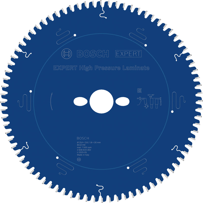 Bosch Circular Saw Blade EX TR B 254x30-80