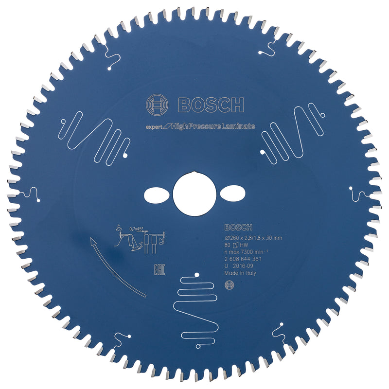 Lâmina de serra circular Bosch EX TR B 260x30-80