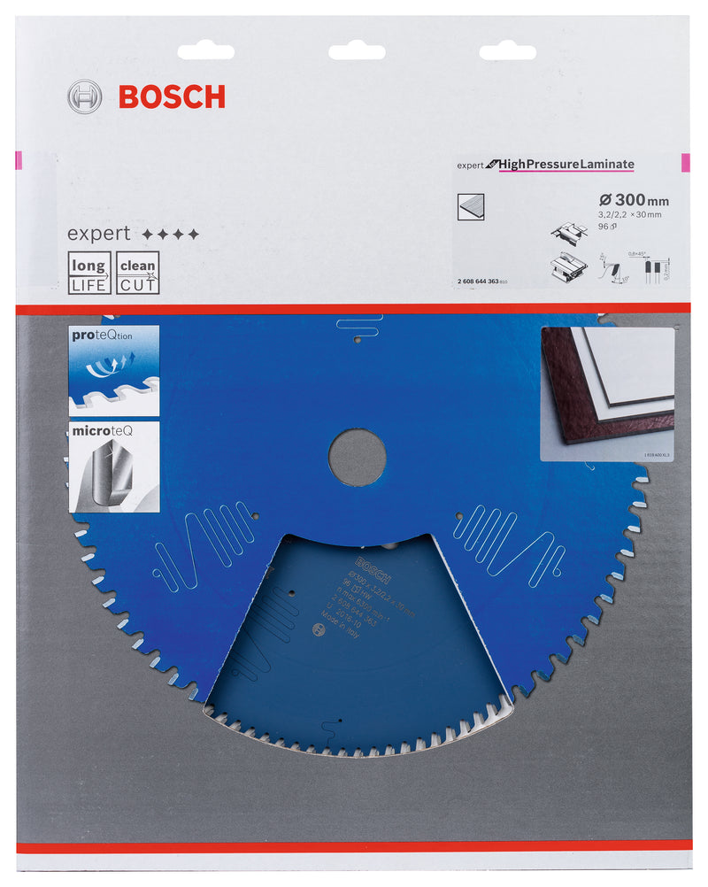Hoja de sierra circular Bosch EX TR T 300x30-96