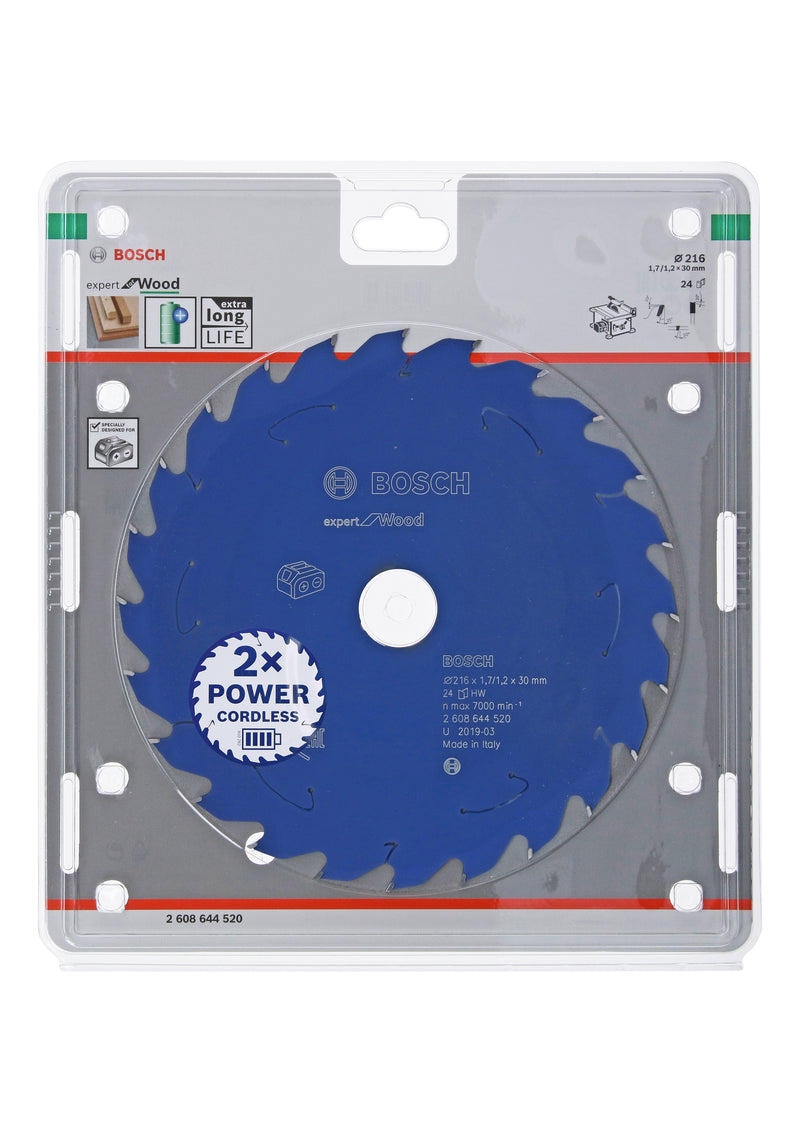 Bosch Circular Saw Blade EX WO T 216x30x24