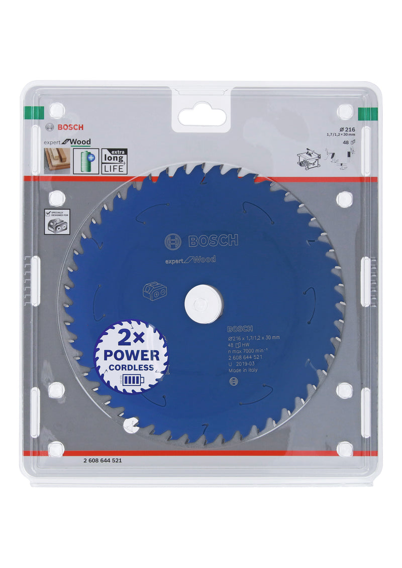 Bosch Circular Saw Blade EX WO T 216x30x48