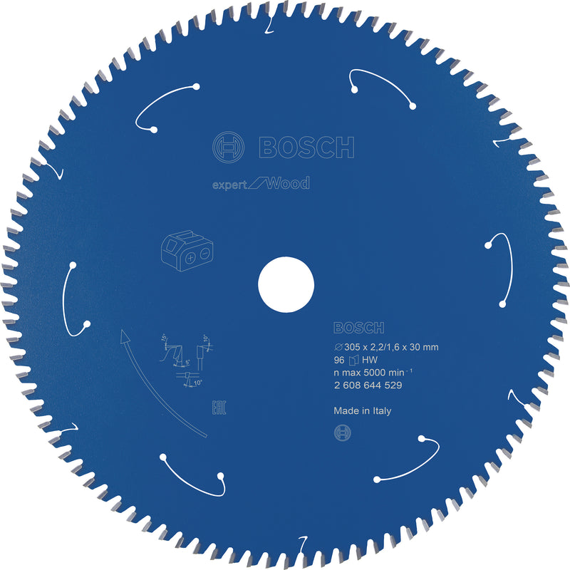 Hoja de sierra circular Bosch EX WO B 305x30-96