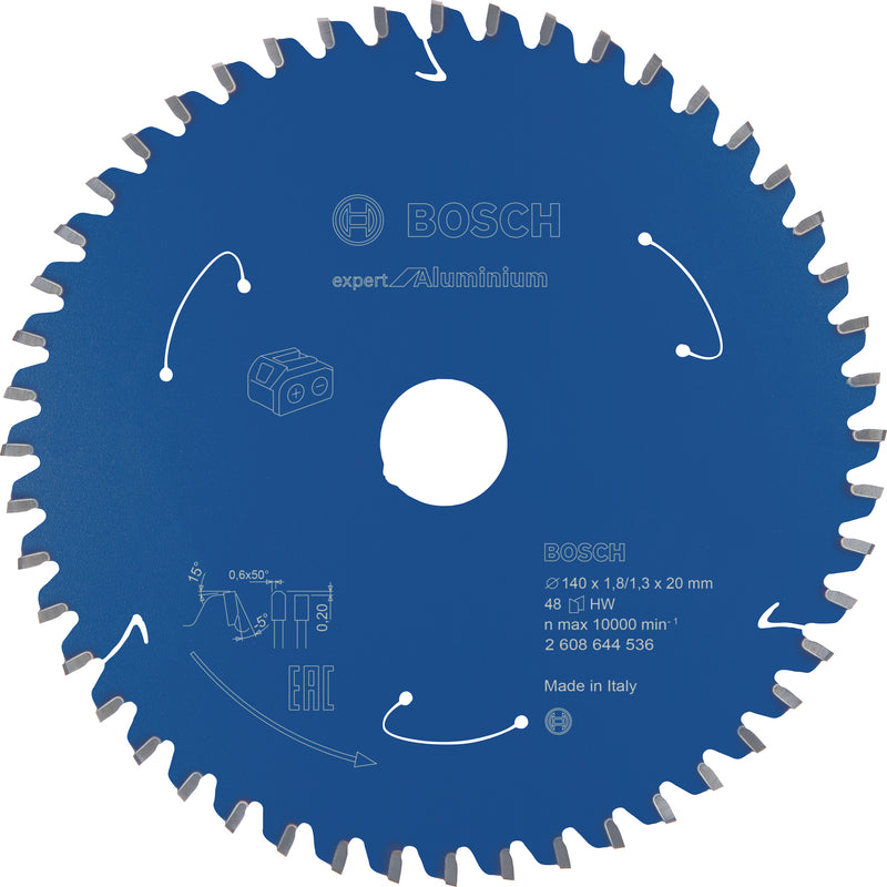 Bosch Circular Saw Blade EX AL H 140x20x48