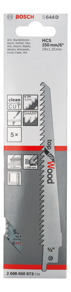 Bosch S644D HCS Top for Wood 5Pack