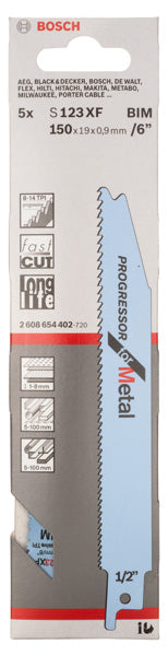 Bosch S123XF BIM Progressor for Metal 5Pack