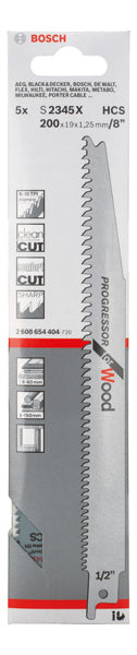 Bosch S2345X HCS Progressor for Wood 5Pack