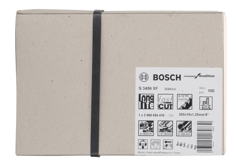 Bosch S3456XF BIM Progr. f. Wood+Metal 100Pack
