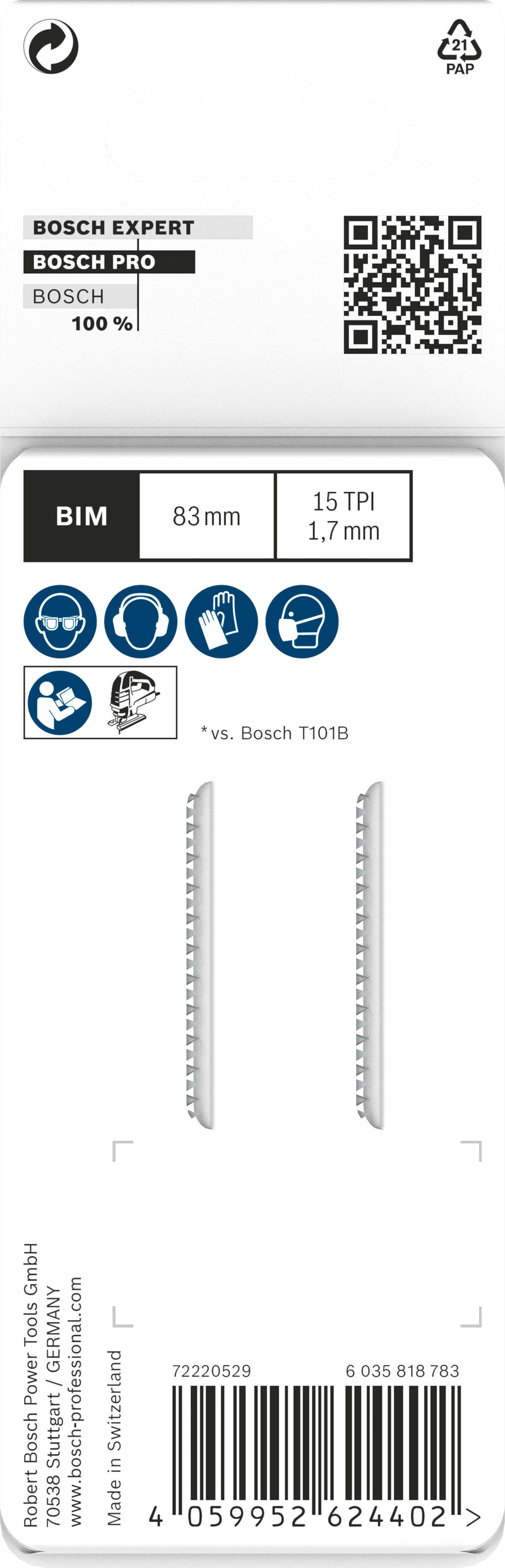 Bosch Saw Blade Set RBP - 2ER T 101 BIF