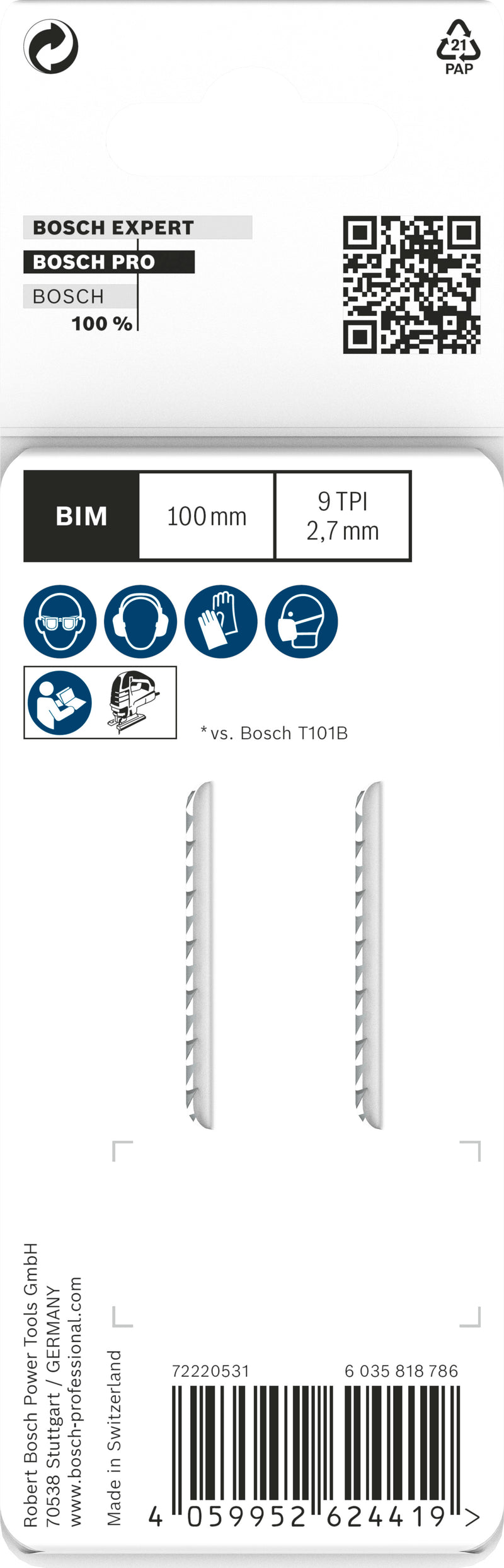 Bosch Saw Blade Set RBP - 2ER T 101 BF