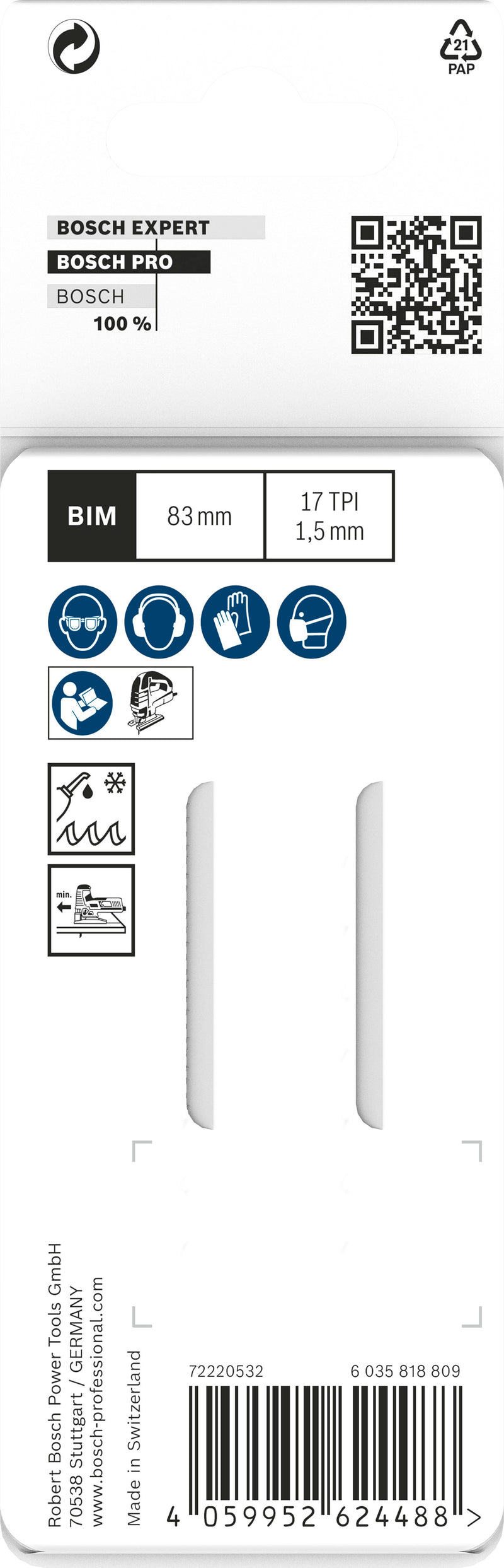 Bosch Saw Blade Set RBP - 2ER T 118 EOF