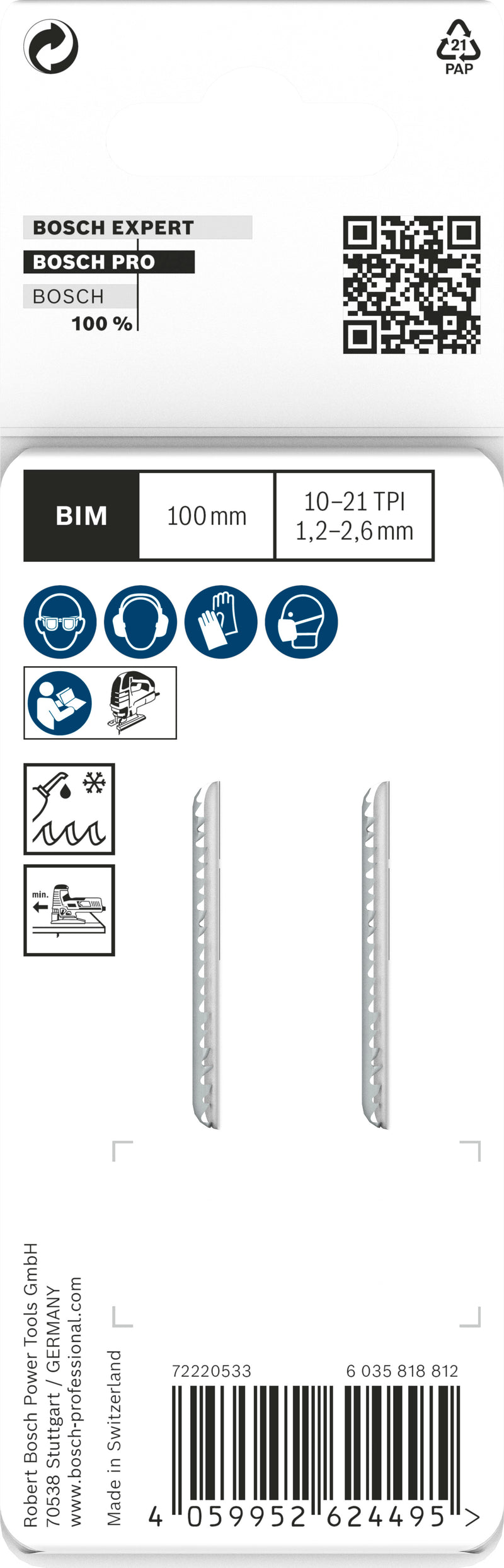 Bosch Saw Blade Set RBP - 2ER T 123 XF