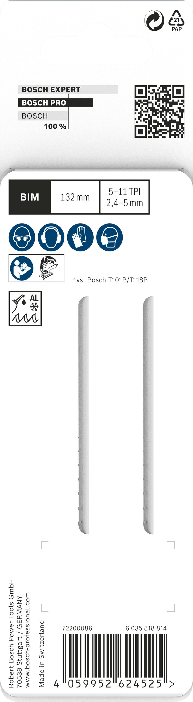 Bosch Saw Blade Set RBP - 2ER T 345 XF