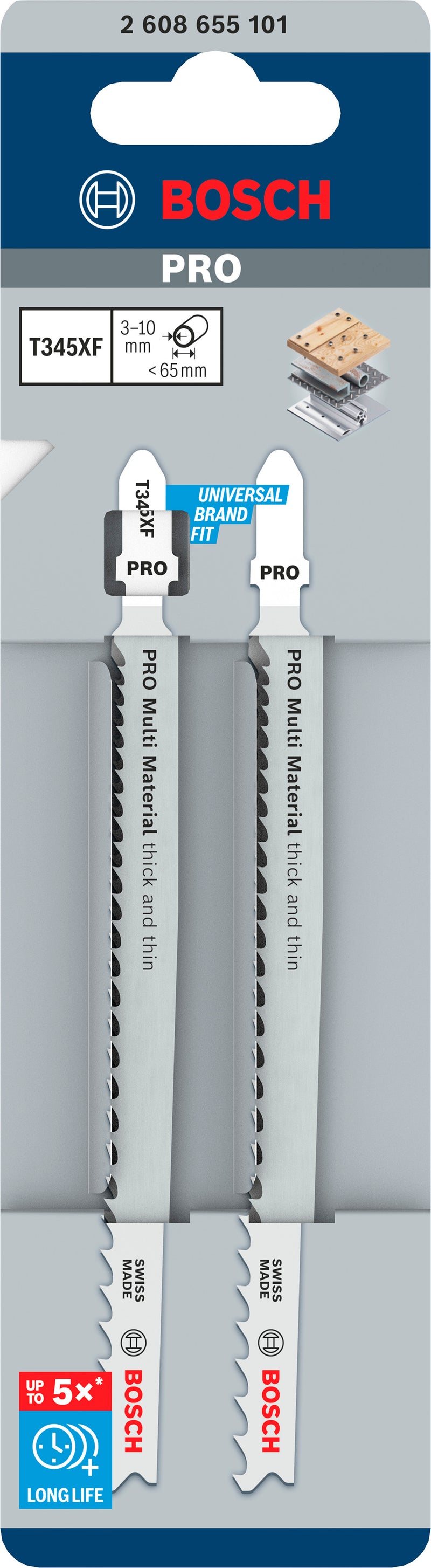 Bosch Saw Blade Set RBP - 2ER T 345 XF