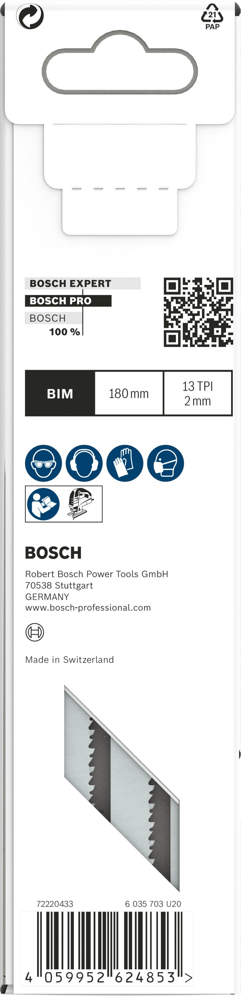 Bosch Saw Blade Set RBP - 5ER T 718 BF